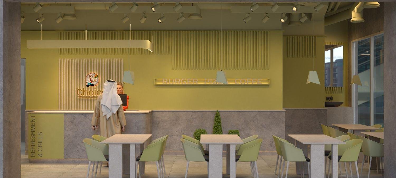 Choice refreshment and grills cafe interior